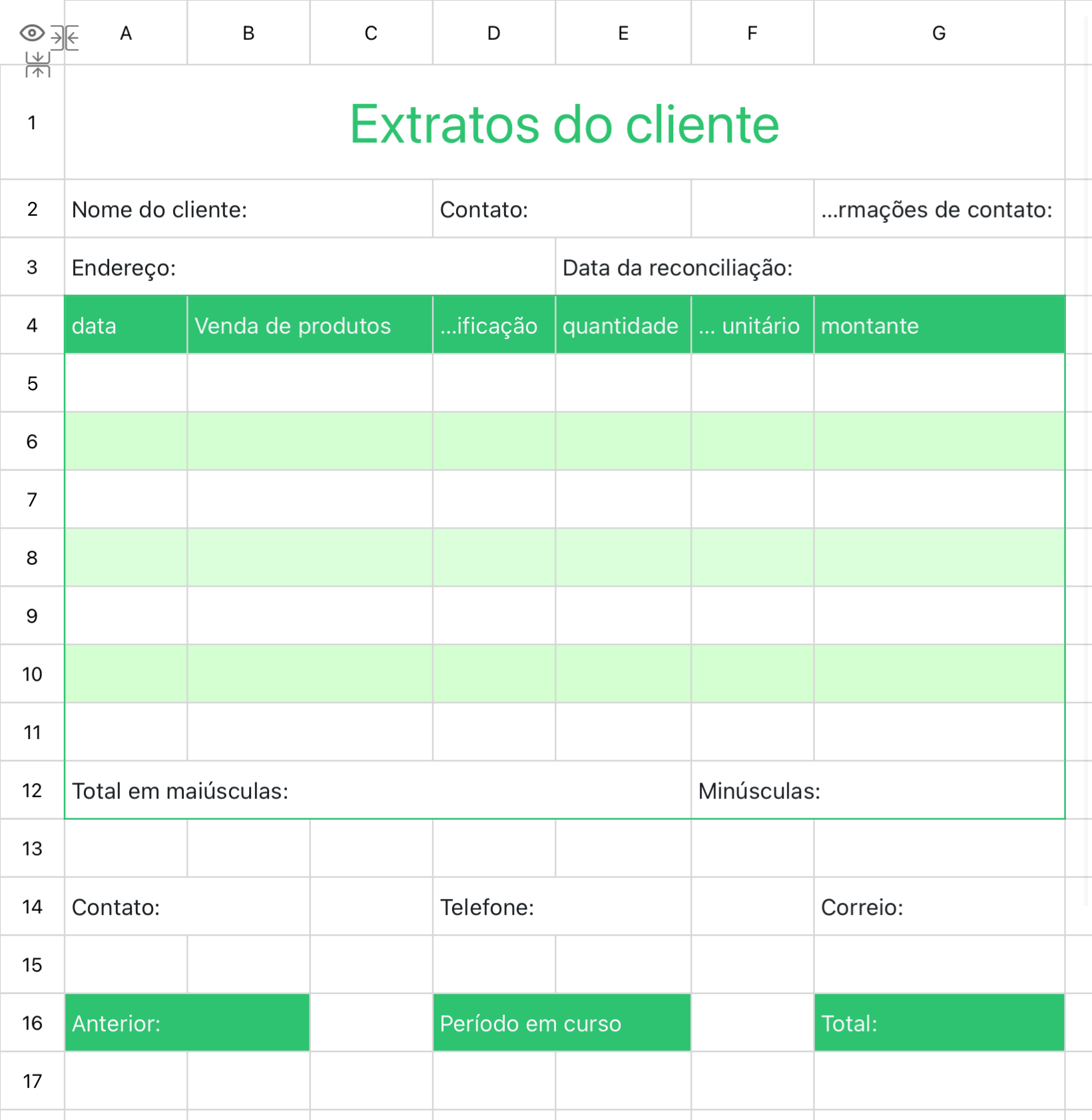 Contas do Cliente1